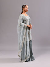 Floral Jaal Layered Garara Suit Set